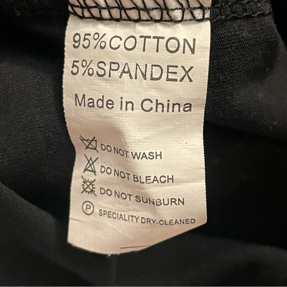 MAYBE Wang black top with love forever heart printed on front size small - Picture 9 of 10